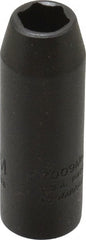 Proto - 3/8" Drive 9mm Deep Thin Wall Impact Socket - 6 Points, 2" OAL - Exact Tooling