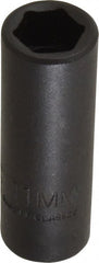 Proto - 3/8" Drive 11mm Deep Thin Wall Impact Socket - 6 Points, 2" OAL - Exact Tooling