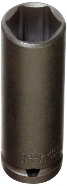 Proto - 1/2" Drive 23mm Deep Thin Wall Impact Socket - 6 Points, 3-1/2" OAL - Exact Tooling