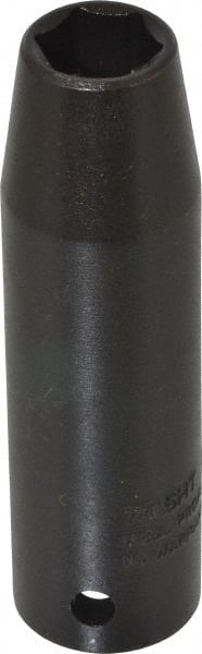 Proto - 1/2" Drive 1/2" Deep Thin Wall Impact Socket - 6 Points, 3-1/4" OAL - Exact Tooling
