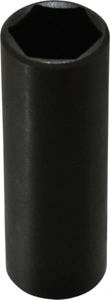 Proto - 1/2" Drive 7/8" Deep Thin Wall Impact Socket - 6 Points, 3-1/2" OAL - Exact Tooling