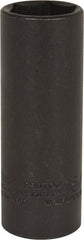 Proto - 1/2" Drive 15/16" Deep Thin Wall Impact Socket - 6 Points, 3-1/2" OAL - Exact Tooling