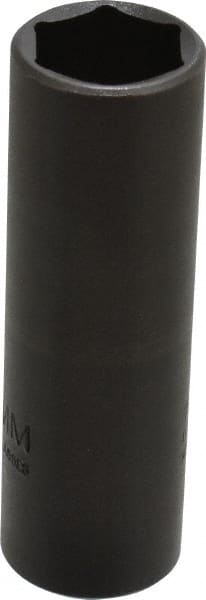 Proto - 1/2" Drive 19mm Deep Thin Wall Impact Socket - 6 Points, 3-1/4" OAL - Exact Tooling