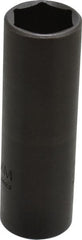 Proto - 1/2" Drive 19mm Deep Thin Wall Impact Socket - 6 Points, 3-1/4" OAL - Exact Tooling
