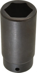 Proto - 1/2" Drive 30mm Deep Thin Wall Impact Socket - 6 Points, 3-1/2" OAL - Exact Tooling
