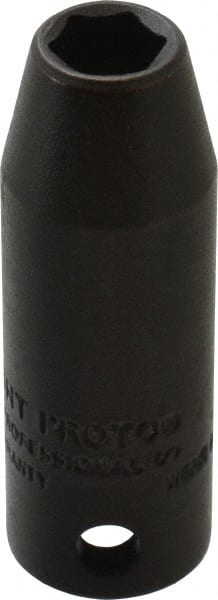 Proto - 3/8" Drive 5/16" Deep Thin Wall Impact Socket - 6 Points, 2" OAL - Exact Tooling
