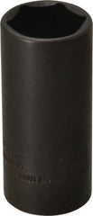 Proto - 3/8" Drive 3/4" Deep Thin Wall Impact Socket - 6 Points, 2-1/4" OAL - Exact Tooling