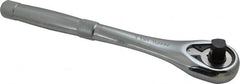 Proto - 1/2" Drive Pear Head Ratchet - Chrome Finish, 10-1/2" OAL, 45 Gear Teeth, Standard Full Polish Handle, Standard Head - Exact Tooling