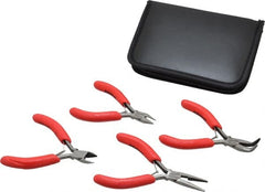 Proto - 4 Piece Mini Plier Set - Comes in Kit Bag - Exact Tooling