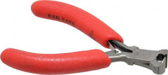 Proto - 4" OAL, 18 AWG Capacity, End Cutting Pliers - 7/16" Jaw Length x 3/4" Jaw Width, End Cut Head, ESD Cushion Handle - Exact Tooling