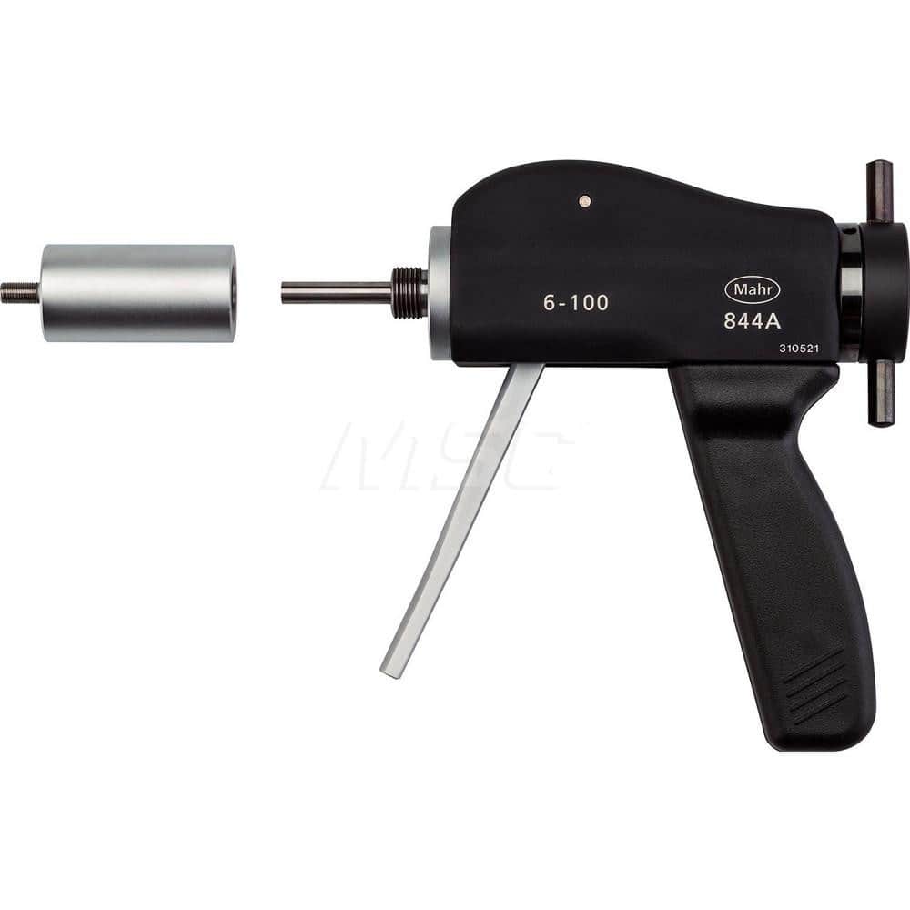 Mahr - Electronic Bore Gages; Type: Self-Centering Measuring Pistol ; Minimum Measurement (Decimal Inch): 0.2500 ; Minimum Measurement (mm): 6 ; Maximum Measurement (mm): 12.00 ; Gage Depth (mm): 40 ; Gage Depth (Inch): 1.57 - Exact Tooling