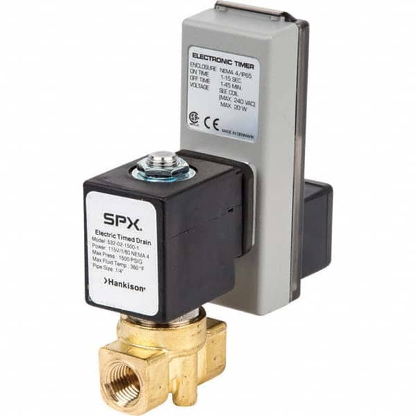 Hankison - Condensate Drains & Accessories Style: Digital Electronic Drain Valve Minimum Working Pressure: 30.000 - Exact Tooling