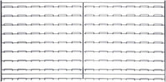 Quantum Storage - 36" Wide x 18" High, Chrome Louvered Bin Panel - Use with Stack and Hang Bins - Exact Tooling