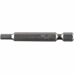 Wiha - 0.218" Power Bit - 1/4" Drive, 2" OAL - Exact Tooling