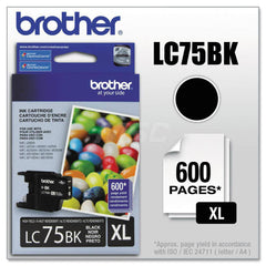 Brother - Office Machine Supplies & Accessories; Office Machine/Equipment Accessory Type: Ink Cartridge ; For Use With: Brother MFC-J280W; J425W; J430W; J435W; J5910DW; J625DW; J6510DW; J6710DW; J6910DW; J825DW; J835DW ; Color: Black - Exact Tooling