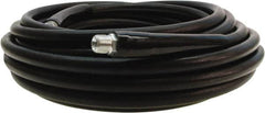 Continental ContiTech - 25' Long, 3/8 Male Rigid x Male Swivel, -20 to 250°F, Nitrile High Temp & High Pressure Hose - 3/8" ID x 0.69" OD, Black, 4,000 Max psi - Exact Tooling