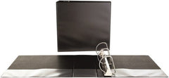 Universal One - 775 Sheet Capacity, 11 x 8-1/2", View Ring Binder - Polypropylene, Black - Exact Tooling