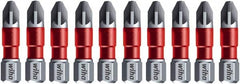 Wiha - PZ.3 Posidriv Screwdriver Bit - 1/4" Drive, 1-9/64" OAL - Exact Tooling