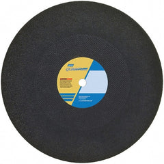 Norton - 20" Ceramic Cutoff Wheel - 3/16" Thick, 1" Arbor - Exact Tooling