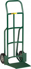Little Giant - 800 Lb Capacity 47" OAH Hand Truck - 13-1/2 x 16" Base Plate, Continuous Handle, Steel, Solid Rubber Wheels - Exact Tooling