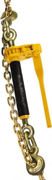 Peerless Chain - 18,100 Lbs. Load Limit Ratchet Loadbinder - 5/8 Inch Max Chain Size, 6 Inch Take Up, Chain Grade 80 - Exact Tooling