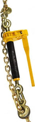 Peerless Chain - 7,100 Lbs. Load Limit Ratchet Loadbinder - 3/8 Inch Max Chain Size, 6 Inch Take Up, Chain Grade 80 - Exact Tooling