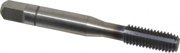 Balax - M8x1.25 Metric Coarse 6H D10 Thread Limit Bottoming Thread Forming Tap - Powdered Metal High Speed Steel, TiCN Finish, 2-23/32" OAL, 0.88" Thread Length, Right Hand Thread, Series BXSTEEL - Exact Tooling