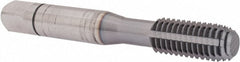 Balax - M10x1.50 Metric Coarse 6H D11 Thread Limit Bottoming Thread Forming Tap - Powdered Metal High Speed Steel, TiCN Finish, 2-15/16" OAL, 0.95" Thread Length, Right Hand Thread, Series BXSTEEL - Exact Tooling