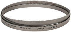Lenox - 4 to 6 TPI, 13' 6" Long x 1" Wide x 0.035" Thick, Welded Band Saw Blade - Bi-Metal, Toothed Edge, Raker Tooth Set, Flexible Back, Contour Cutting - Exact Tooling