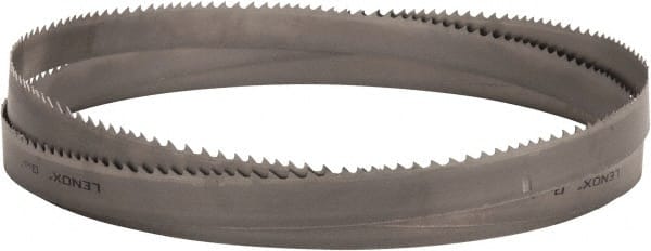 Lenox - 2 to 3 TPI, 15' Long x 1-1/2" Wide x 0.05" Thick, Welded Band Saw Blade - Bi-Metal, Toothed Edge, Raker Tooth Set, Flexible Back, Contour Cutting - Exact Tooling