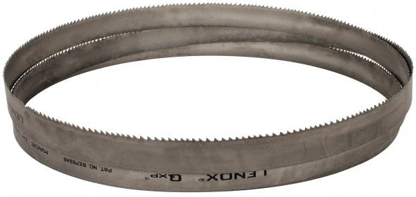 Lenox - 4 to 6 TPI, 13' 6" Long x 1-1/4" Wide x 0.042" Thick, Welded Band Saw Blade - Bi-Metal, Toothed Edge, Raker Tooth Set, Flexible Back, Contour Cutting - Exact Tooling