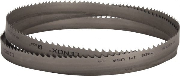 Lenox - 2 to 3 TPI, 11' 6" Long x 1-1/4" Wide x 0.042" Thick, Welded Band Saw Blade - Bi-Metal, Toothed Edge, Raker Tooth Set, Flexible Back, Contour Cutting - Exact Tooling
