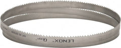 Lenox - 3 to 4 TPI, 11' 6" Long x 1" Wide x 0.035" Thick, Welded Band Saw Blade - Bi-Metal, Toothed Edge, Raker Tooth Set, Flexible Back, Contour Cutting - Exact Tooling