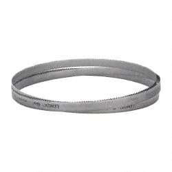 Lenox - 4 to 6 TPI, 12' 10" Long x 1" Wide x 0.035" Thick, Welded Band Saw Blade - Bi-Metal, Toothed Edge, Raker Tooth Set, Flexible Back, Contour Cutting - Exact Tooling