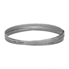 Lenox - 4 to 6 TPI, 12' 10" Long x 1" Wide x 0.035" Thick, Welded Band Saw Blade - Bi-Metal, Toothed Edge, Raker Tooth Set, Flexible Back, Contour Cutting - Exact Tooling