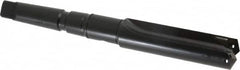 Allied Machine and Engineering - Series 2.5, 1-3/16 to 1-3/8" Diam, 3MT Taper Shank, Straight Flute Spade Drill - 3-3/8" Max Depth, 6-15/64" Body Length, 9-25/32" OAL, Short Length, Through Coolant - Exact Tooling