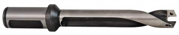 Allied Machine and Engineering - 0.5512" to 0.5902" Diam 3xD 45mm Max Depth Helical Flute Spade Drill - Exact Tooling
