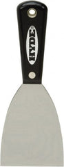 Hyde Tools - Flexible High Carbon Steel 1-Edge Scraper - 3" Blade Width, Nylon Handle - Exact Tooling