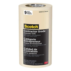 3M - 0.94" Wide x 60 Yd Long Tan Masking Tape - Exact Tooling