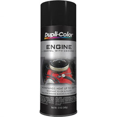 Krylon - 12 oz Black Automotive Heat Resistant Paint - Semi-Gloss Finish, Comes in Aerosol Can - Exact Tooling