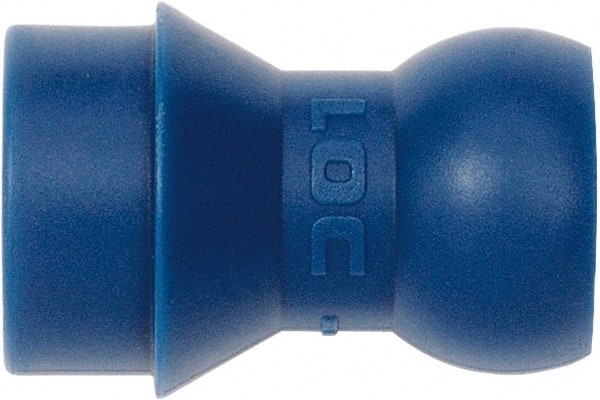 Loc-Line - 1/4" Hose ID, Male to Male Coolant Hose Lathe Adapter - Unthreaded, For Loc-Line Modular Hose Systems - Exact Tooling