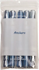 C-LINE - 5" Long x 11" Wide x 10-3/4" High, 0.002 mil Thick, Self Seal Antistatic Poly Bag - Clear & White - Exact Tooling