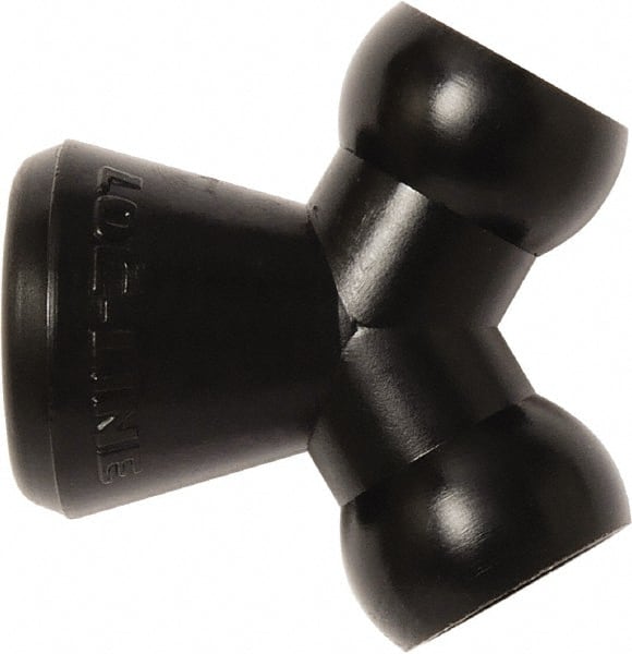 Loc-Line - 1/4" Hose Inside Diam, Coolant Hose Y-Fitting - For Use with Loc-Line Modular Hose System, 20 Pieces - Exact Tooling