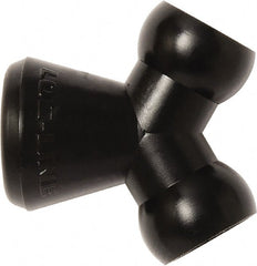 Loc-Line - 1/4" Hose Inside Diam, Coolant Hose Y-Fitting - For Use with Loc-Line Modular Hose System, 20 Pieces - Exact Tooling