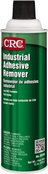 CRC - 19 oz Aerosol Can Adhesive Remover - VOC Content g/L 0, Removes Adhesives - Exact Tooling
