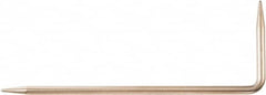Ampco - 15/16" Offset Nonsparking Punch - 17-3/4" OAL, Nickel Aluminum Bronze - Exact Tooling