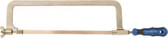 Ampco - 11-3/4" Nonsparking Hacksaw - 4-1/2" Throat Depth, Ergonomic Grip Handle - Exact Tooling
