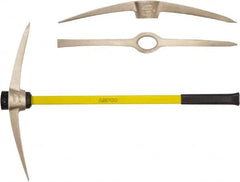 Ampco - 53 oz Head Railroad Pick - 35-1/2" OAL, Fiberglass - Exact Tooling