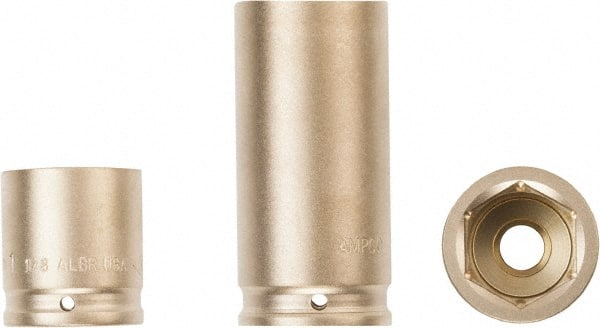 Ampco - 3/4" Drive 2-3/16" Standard Nonsparking Impact Socket - 6 Points - Exact Tooling