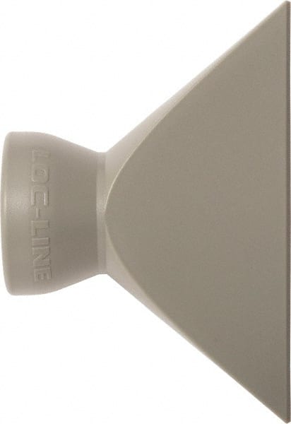 Loc-Line - 3/4" Hose Inside Diam x 3" Nozzle Diam, Coolant Hose Nozzle - Unthreaded, for Use with Loc-Line Modular Hose System, 20 Pieces - Exact Tooling